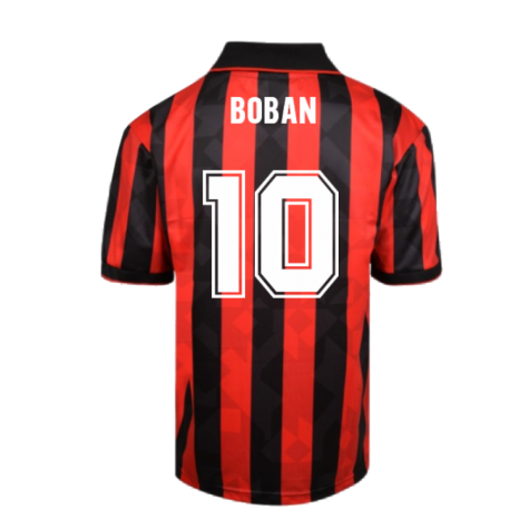 AC Milan 1994 Home Retro Shirt (BOBAN 10)