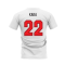 AC Milan 1995-1996 Retro Shirt T-shirt (White) (KAKA 22)