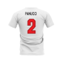 AC Milan 1995-1996 Retro Shirt T-shirt (White) (Panucci 2)