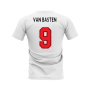 AC Milan 1995-1996 Retro Shirt T-shirt (White) (VAN BASTEN 9)