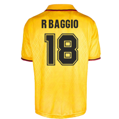 AC Milan 1995-1996 Third Retro Shirt (R Baggio 18)