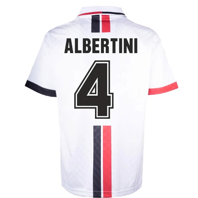 AC Milan 1996 Away Retro Shirt (Albertini 4)