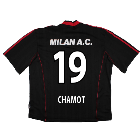 AC Milan 2000-01 Adidas Training Shirt (XL) (Chamot 19) (Good)