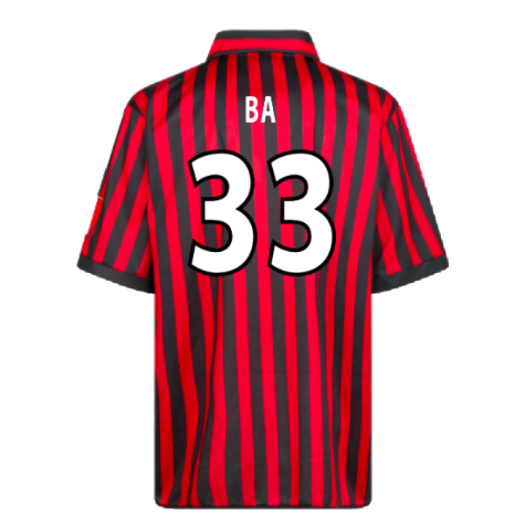 AC Milan 2000 Centenary Retro Football Shirt (Ba 33)