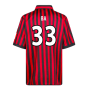 AC Milan 2000 Centenary Retro Football Shirt (Ba 33)