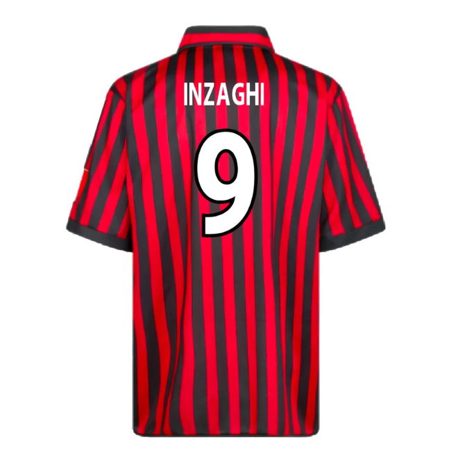 AC Milan 2000 Centenary Retro Football Shirt (Inzaghi 9)