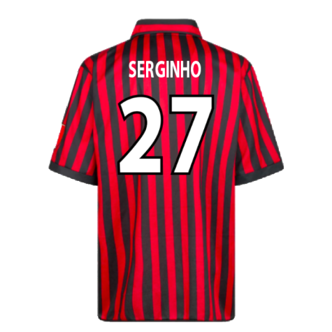 AC Milan 2000 Centenary Retro Football Shirt (Serginho 27)