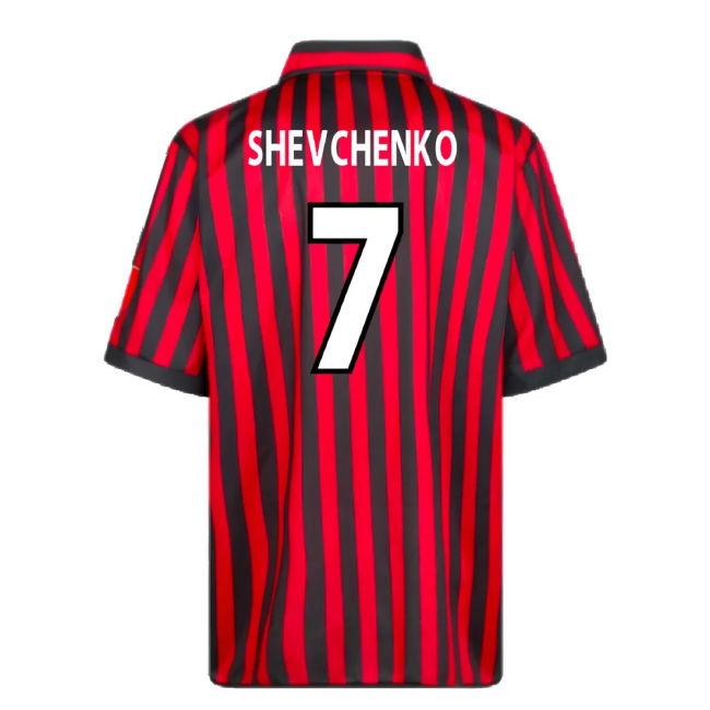 AC Milan 2000 Centenary Retro Football Shirt (Shevchenko 7)