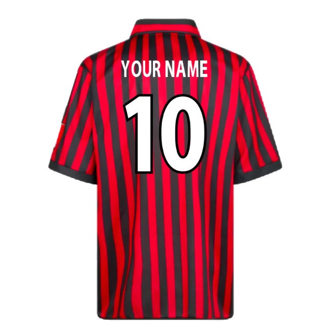 AC Milan 2000 Centenary Retro Football Shirt (Your Name)