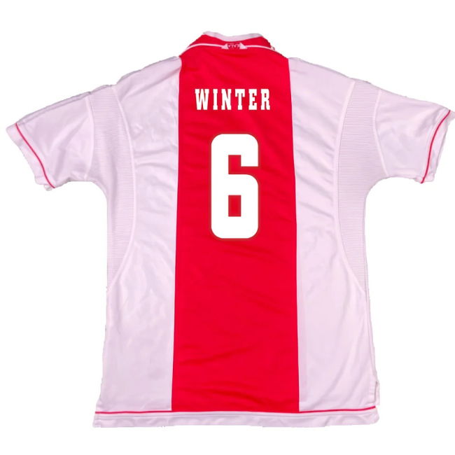 Ajax 1999-00 Home Shirt ((Excellent) M) (Winter 6)