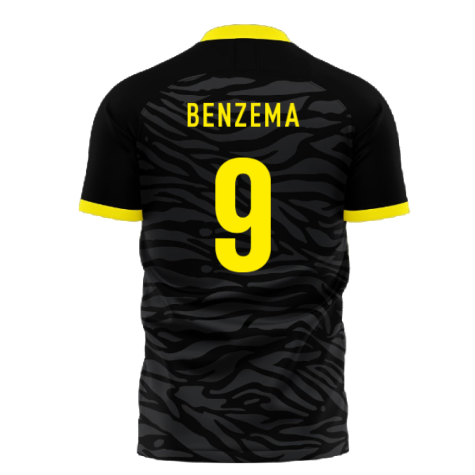 Al-Ittihad 2023-2024 Away Concept Football Kit (Libero) (Benzema 9)