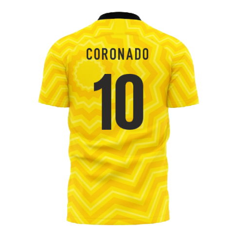 Al-Ittihad 2023-2024 Home Concept Football Kit (Libero) - Adult Long Sleeve (Coronado 10)