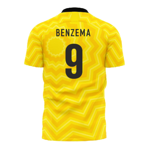 Al-Ittihad 2023-2024 Home Concept Football Kit (Libero) - Baby (Benzema 9)