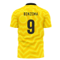 Al-Ittihad 2023-2024 Home Concept Football Kit (Libero) (Benzema 9)