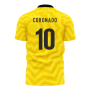Al-Ittihad 2023-2024 Home Concept Football Kit (Libero) - Kids (Long Sleeve) (Coronado 10)