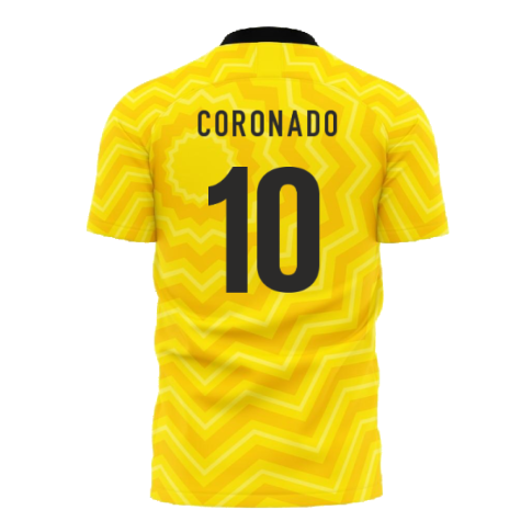 Al-Ittihad 2023-2024 Home Concept Football Kit (Libero) - Little Boys (Coronado 10)