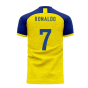 Al-Nassr 2023-2024 Home Concept Football Kit (Libero) - Kids (Long Sleeve) (Ronaldo 7)