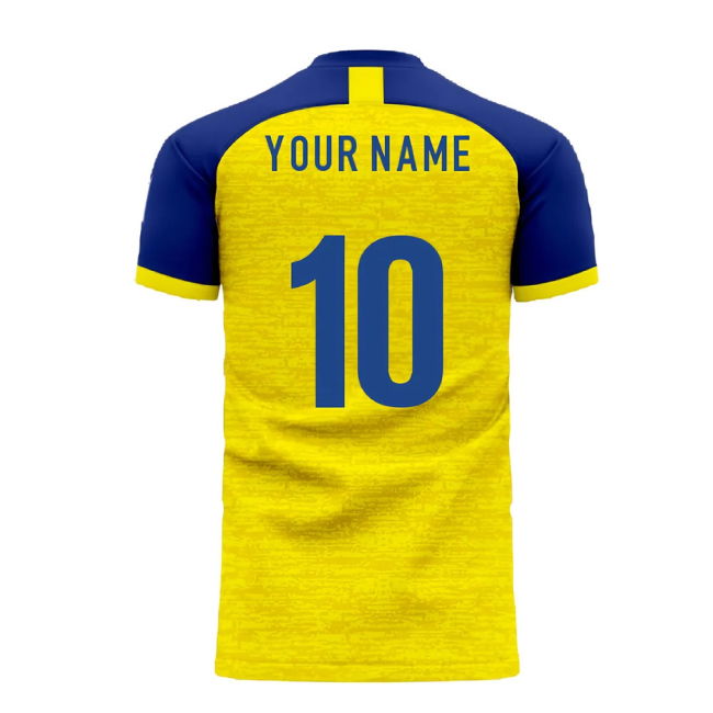 Al-Nassr 2025-2026 Home Concept Football Kit (Libero) - Kids (Long Sleeve) (Your Name)