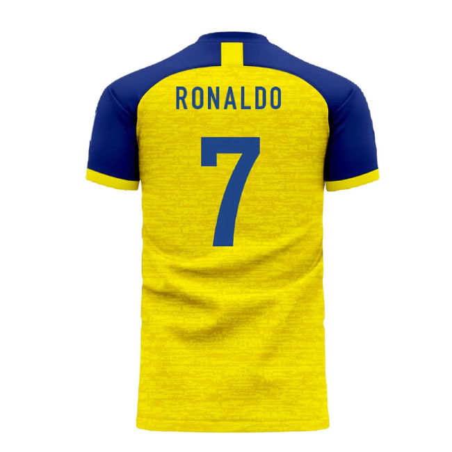 Al-Nassr 2025-2026 Home Concept Football Kit (Libero) - Little Boys (Ronaldo 7)