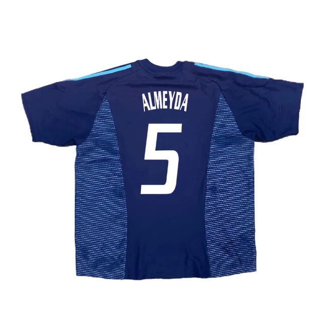 Argentina 2002-04 Away Shirt ((Excellent) XL) (Almeyda 5)