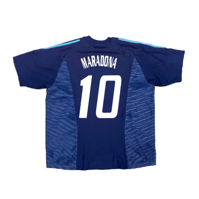 Argentina 2002-04 Away Shirt ((Excellent) XL) (MARADONA 10)