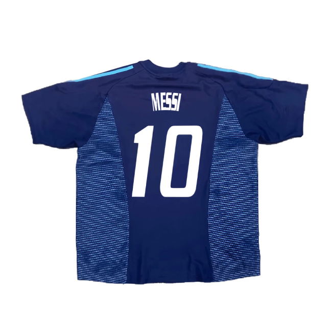 Argentina 2002-04 Away Shirt ((Excellent) XL) (MESSI 10)