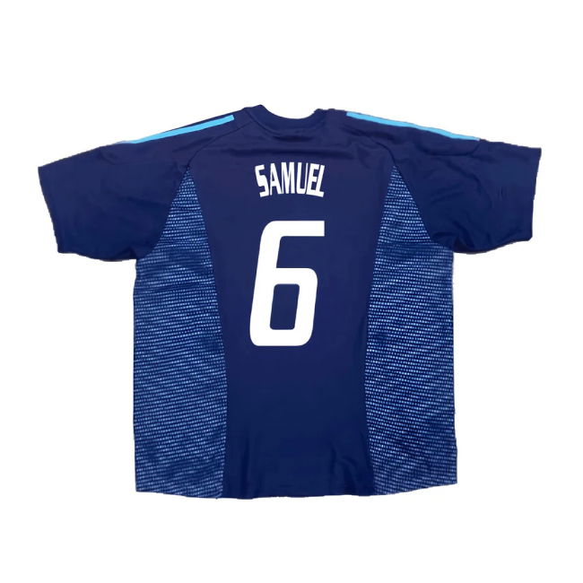 Argentina 2002-04 Away Shirt ((Excellent) XL) (Samuel 6)