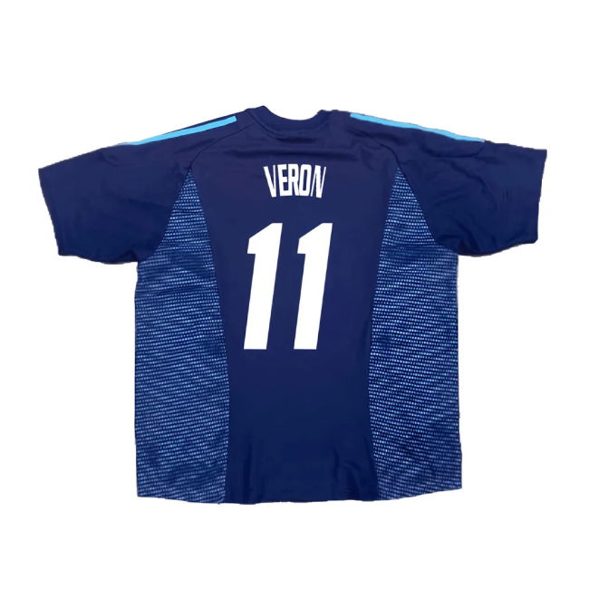 Argentina 2002-04 Away Shirt ((Excellent) XL) (Veron 11)