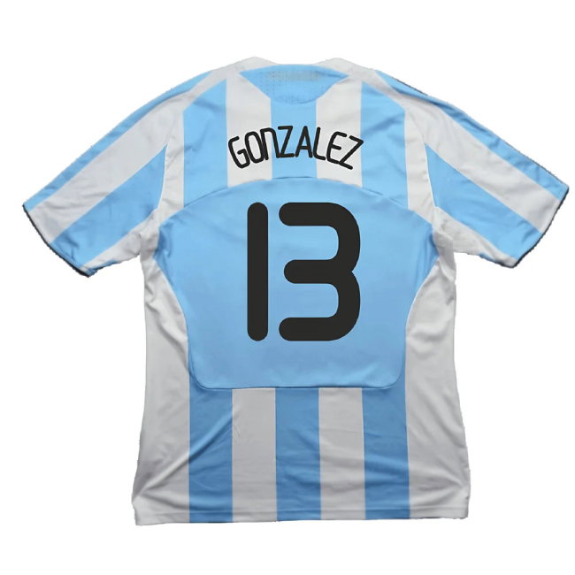Argentina 2008-09 Home Shirt (S) (Very Good) (Gonzalez 13)