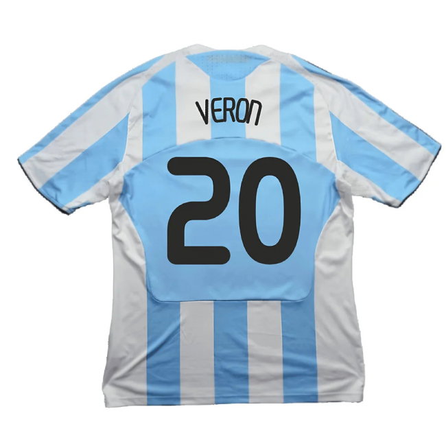 Argentina 2008-09 Home Shirt (S) (Very Good) (Veron 20)