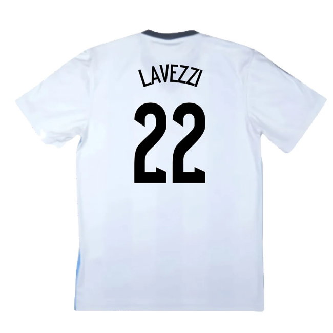 Argentina 2013-15 Basic Home Shirt (Very Good) (Lavezzi 22)
