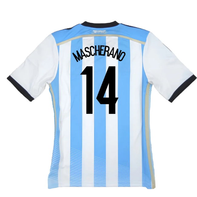 Argentina 2014-15 Home Shirt (XL) (Very Good) (Mascherano 14)