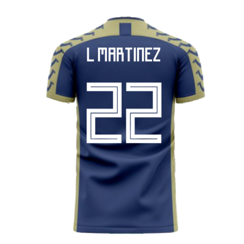Argentina 2023-2024 Away Concept Football Kit (Viper) (L MARTINEZ 22)