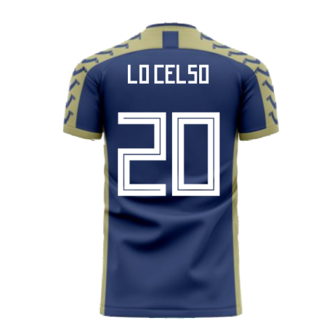 Argentina 2023-2024 Away Concept Football Kit (Viper) (LO CELSO 20)