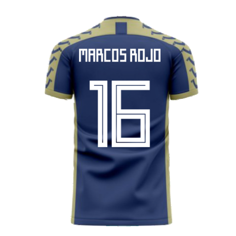 Argentina 2025-2026 Away Concept Football Kit (Viper) (MARCOS ROJO 16)