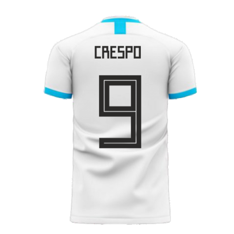 Argentina 2023-2024 Home Concept Football Kit (Libero) (CRESPO 9)