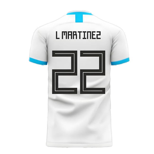 Argentina 2025-2026 Home Concept Football Kit (Libero) (L MARTINEZ 22)