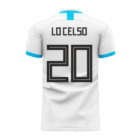 Argentina 2025-2026 Home Concept Football Kit (Libero) (LO CELSO 20)