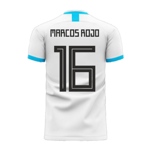 Argentina 2025-2026 Home Concept Football Kit (Libero) (MARCOS ROJO 16)