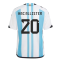 Argentina 2022 World Cup Winners Home Shirt - Kids (MAC ALLISTER 20)