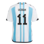 Argentina 2022 World Cup Winners Home Shirt - Kids (VERON 11)