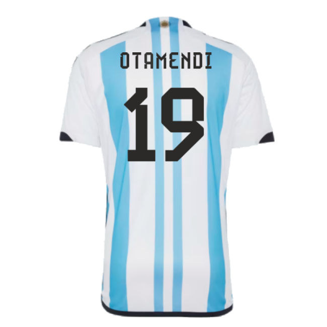 Argentina 2022 World Cup Winners Home Shirt (OTAMENDI 19)