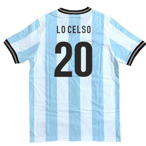 Argentina El Sol Albiceleste Home Shirt (LO CELSO 20)