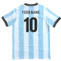 Argentina El Sol Albiceleste Home Shirt (Your Name)