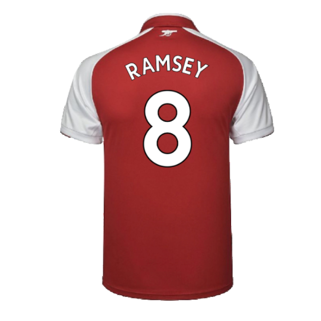 Arsenal 17/18 Home Football Shirt Adult Size XS ((Excellent) XS) (Ramsey 8)