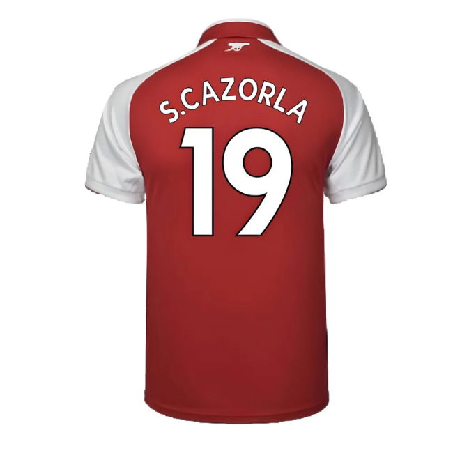 Arsenal 17/18 Home Football Shirt Adult Size XS ((Excellent) XS) (S.Cazorla 19)