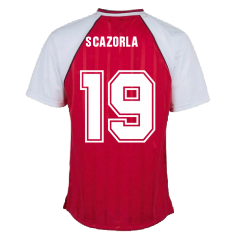 Arsenal 1988 Home Retro Football Shirt (S CAZORLA 19)