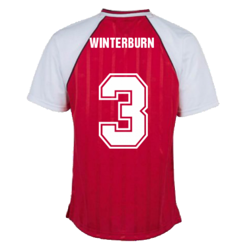 Arsenal 1988 Home Retro Football Shirt (Winterburn 3)