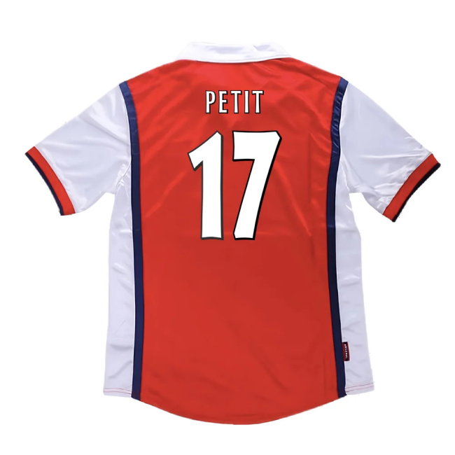 Arsenal 1998-99 Home Shirt (S) (Very Good) (Vieira 4)