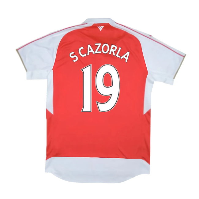 Arsenal 2015-16 Home Shirt (Excellent) (S Cazorla 19)